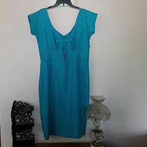 Retro polkadot wiggle dress